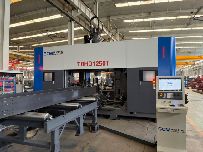 High Speed CNC H-beam Drilling line