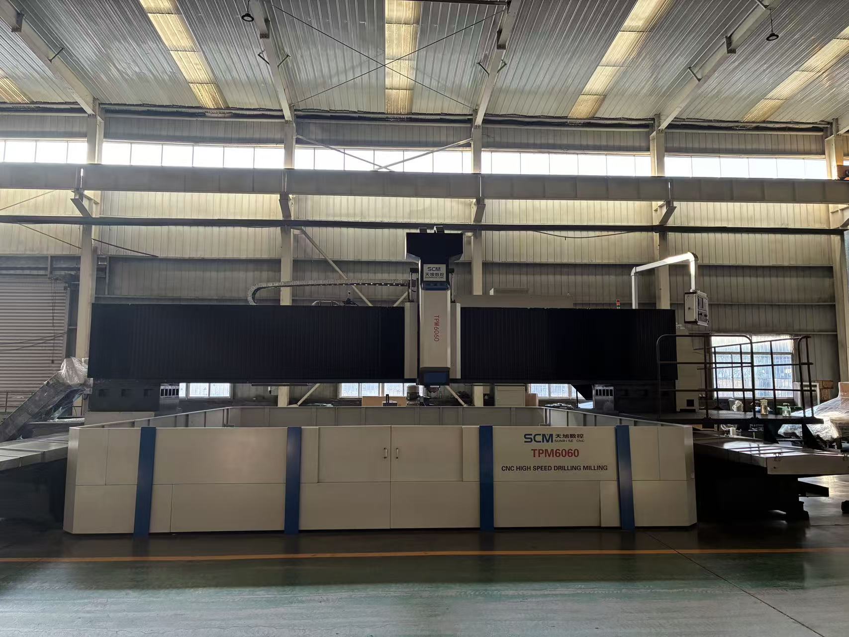 Gantry moving high-speed CNC drilling&tapping&milling machine
