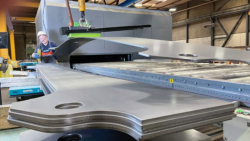 Kohler - Steel Structure - Part leveling machine