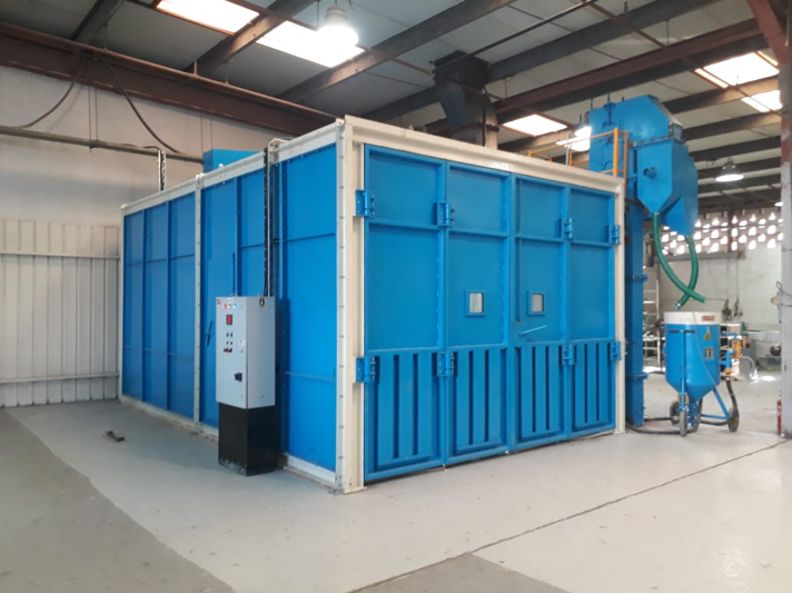 Blasting rooms